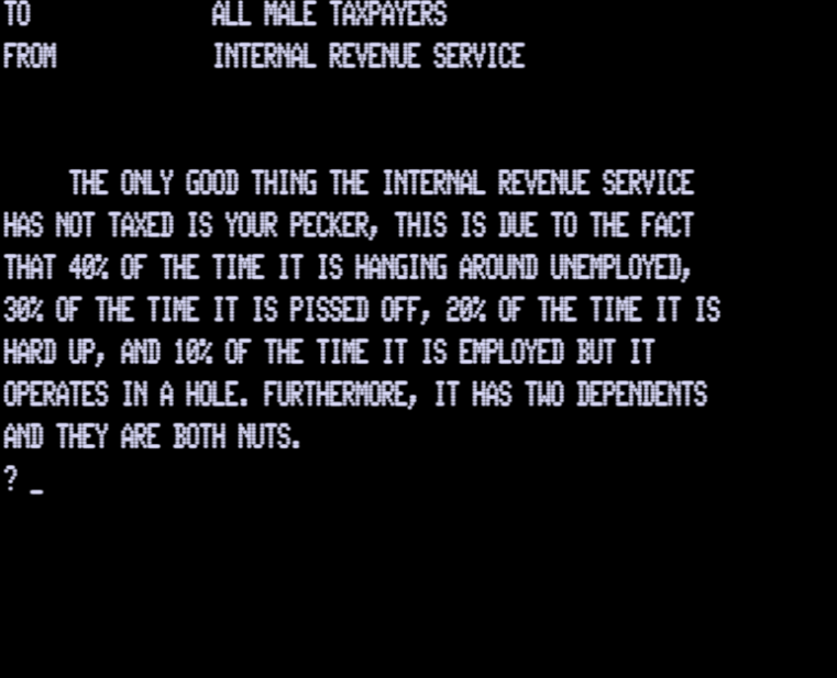 Screen shot